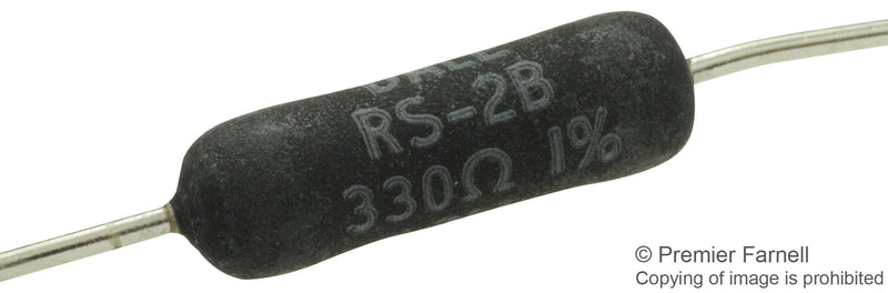 VISHAY RS02B330R0FE12 WIREWOUND RESISTOR, 330 OHM, 3W, 1%