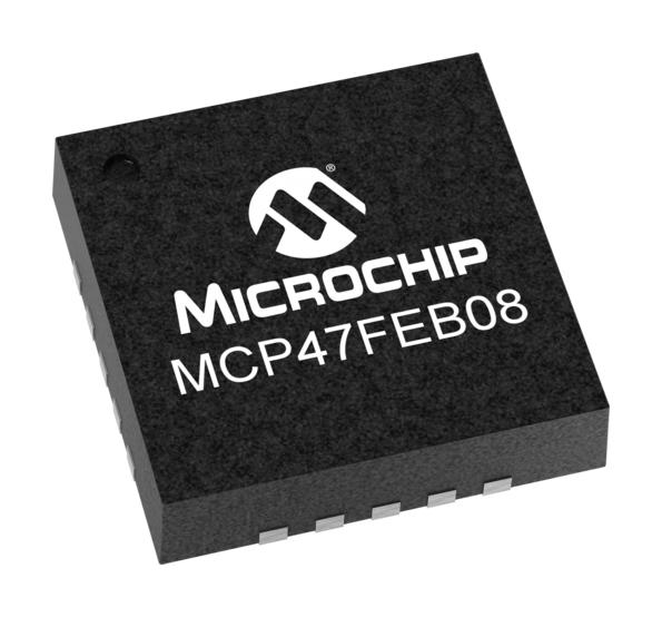 Microchip MCP47FEB08-E/MQ. DAC Octal 8BIT -40 TO 125DEG C