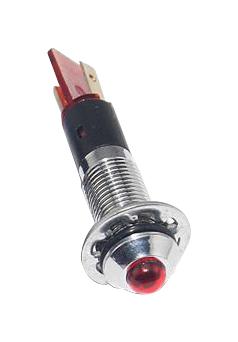 Mallory FL1M-8SJ-2-R2V LED RED 8MM NUT 2VAC/DC STK &pound; 99AC2438