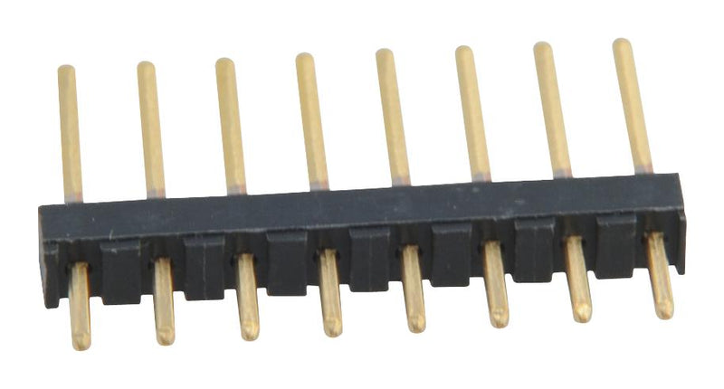 AMP - TE Connectivity 87220-8 Pin Header Board-to-Board 2.54 mm 1 Rows 8 Contacts Through Hole Straight Ampmodu Mod II