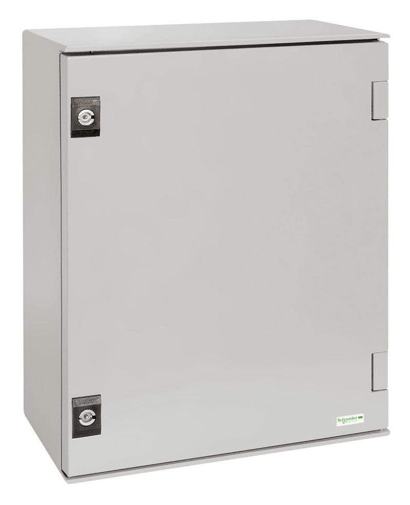 Schneider Electric NSYPLM64G Plastic Enclosure Hinged Door Wall Mount Polyester (PET) Glass Fibre Reinforced 647 mm 436