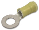 AMP - TE CONNECTIVITY 0-0165034-0 Ring Tongue Terminal, M6, 1/4", PIDG Series, 10 AWG, 6 mm&iuml;&iquest;&frac12;, Nylon (Polyamide)