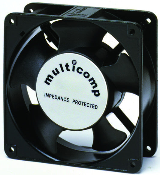 MULTICOMP MC19677 AXIAL FAN, 119MM, 115VAC, 130mA