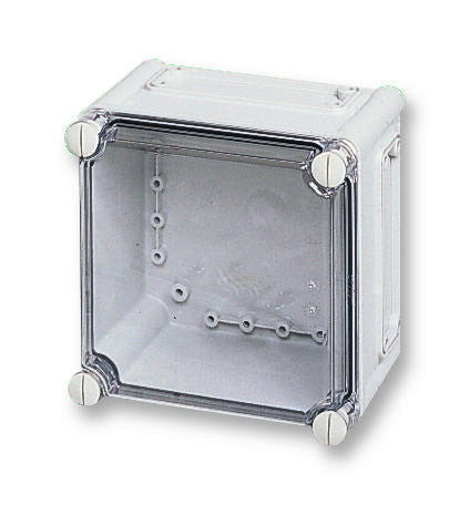 FIBOX EKOE 130 T Non Metallic Enclosure, IP66, IP67, NEMA 12, Wall Mount, PC (Polycarbonate), IP66, IP67, NEMA 12