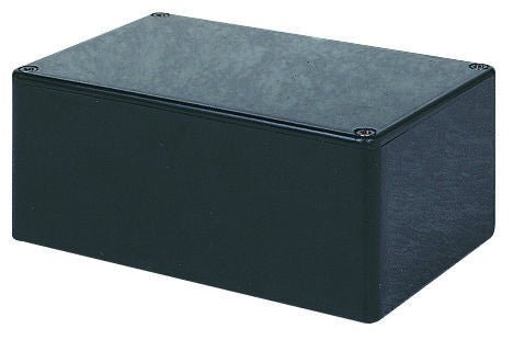 MULTICOMP T3 Small ABS Box with Lid in Black, 75x51x27mm (LxWxD)