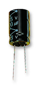 MULTICOMP MCGLR50V106M5X11 Electrolytic Capacitor, 10 &micro;F, 50 V, MCGLR Series, &plusmn; 20%, Radial Leaded, 5 mm