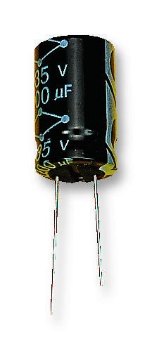 MULTICOMP MCRH63V106M5X11 Electrolytic Capacitor, 10 &micro;F, 63 V, MCRH Series, &plusmn; 20%, Radial Leaded, 5 mm