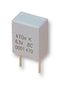 VISHAY BFC247036153 Film Capacitor, 0.015 &micro;F, PET (Polyester), 250 V, MKT470 Series, &plusmn; 5%, Radial Leaded