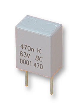 VISHAY BFC247086473 Film Capacitor, 0.047 &iuml;&iquest;&frac12;F, PET (Polyester), 100 V, MKT470 Series, &iuml;&iquest;&frac12; 5%, Radial Leaded