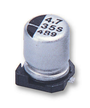 PANASONIC ELECTRONIC COMPONENTS EEEHA1V101P SMD Aluminium Electrolytic Capacitor, Radial Can - SMD, 100 &micro;F, 35 V, HA Series