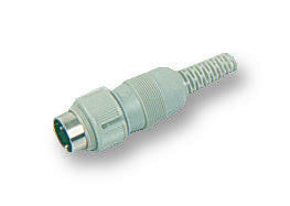 HIRSCHMANN MAS 7100 S DIN Audio / Video Connector, 7 Contacts, Plug, Cable Mount, Tin Plated Contacts, Plastic Body