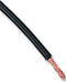 STAUBLI 60.7180-21 Wire, Flexiplast, TPE, Black, 0.5 mm&sup2;, 82 ft, 25 m