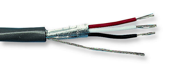 BELDEN 9533.00152 Multicore Screened Cable, Computer, Chrome, 3 Core, 24 AWG, 0.2 mm&sup2;, 498.69 ft, 152 m