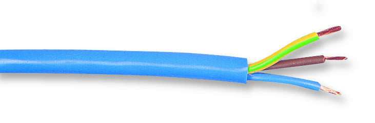 PRO POWER 3183Y - 1.5MM AGBLUE Multicore Unscreened Cable, Arctic Grade Flex, Blue, 3 Core, 1.5 mm&sup2;, 328 ft, 100 m