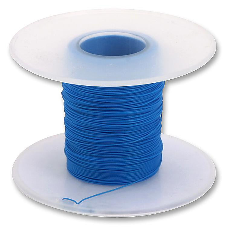 PRO POWER 500-30B Wire, Wrapping Wire, PVDF, Blue, 30 AWG, 0.05 mm&sup2;, 1640 ft, 500 m