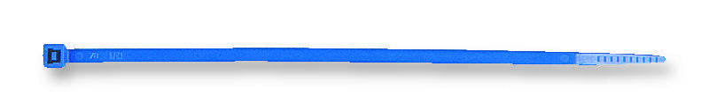 HELLERMANNTYTON T18R-BLUE (100 PACK) Cable Tie, Nylon 6.6 (Polyamide 6.6), Blue, 100 mm, 2.5 mm, 20 mm