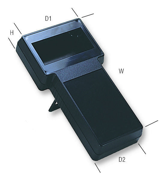 MULTICOMP G858B(O) Non Metallic Enclosure, T Case, Window, Handheld, ABS (Acrylonitrile Butadiene Styrene), 45 mm