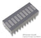 BROADCOM LIMITED HDSP-4850 LED Bar Graph Array, Green, 2.1 V, 20 mA, 10 LED's, 1.9 mcd, 25.4mm x 10.16mm