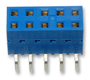 AMPHENOL FCI 71991-313LF Board-To-Board Connector, Vertical, 2.54 mm, 26 Contacts, Receptacle, DUBOX 71991 Series