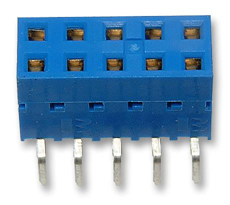 AMPHENOL FCI 71991-310LF Wire-To-Board Connector, Vertical, 2.54 mm, 20 Contacts, Receptacle, DUBOX 71991 Series