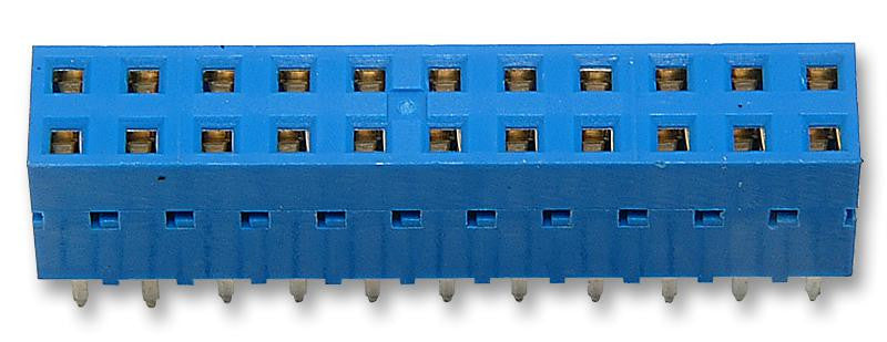 AMPHENOL FCI 76342-309LF Board-To-Board Connector, 2.54 mm, 9 Contacts, Receptacle, DUBOX 76342 Series, Through Hole, 2 Rows