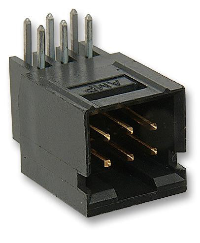 TE CONNECTIVITY 5-103166-3 Wire-To-Board Connector, Right Angle, 2.54 mm, 10 Contacts, Header, AMPMODU Mod II Series