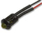 CML INNOVATIVE TECHNOLOGIES T000029 LED Panel Mount Indicator, Snap-in, Yellow, 8 mm, Not Rated