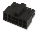 MOLEX 43025-0400 Connector Housing, Dual Row, Micro-Fit 3.0 Series, Receptacle, 4 Ways, 3 mm