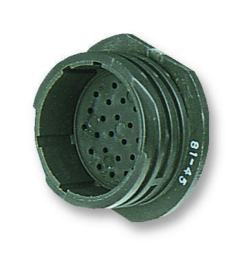 AMP - TE CONNECTIVITY 206486-2 Circular Connector, CPC Series 2, Cable Mount Receptacle, 9 Contacts, Thermoplastic Body