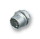 HIROSE(HRS) HR10-7R-6P(73) Circular Connector, HR10 Series, Panel Mount Receptacle, 6 Contacts, Solder Pin