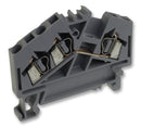 WAGO 280-641 DIN Rail Mount Terminal Block, 3 Ways, 28 AWG, 12 AWG, 2.5 mm&sup2;, Clamp, 24 A