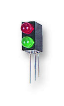 MARL 110-000-04-50 Circuit Board Indicator, Green, Red, 2 LEDs, Through Hole, T-1 3/4 (5mm), R 20mA, G 20mA