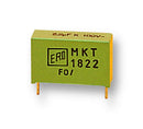 VISHAY MKT1822522016 Film Capacitor, 2.2 &micro;F, PET (Polyester), 100 V, MKT1822 Series, &plusmn; 20%, Radial Leaded