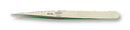 EREM 00SA Tweezer, Straight, 120 mm, Stainless Steel Body, Stainless Steel Tip