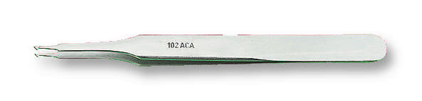 EREM 102ACA Tweezer, SMD, 115 mm, Stainless Steel Body, Stainless Steel Tip