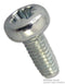 TR FASTENINGS M412 PRSTTTZ100- Screw, Tap-Fix, M4, 12 mm, Bright Zinc, Steel, Pan Head Pozidriv