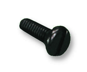 DURATOOL DT000159 Machine Screw, DIN 85, M3, Steel, 10 mm, Black Zinc, Pan Head Slotted