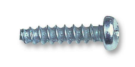 DURATOOL DT000153 Screw, No.4, 0.75 mm, Zinc, Steel, Pan Head Pozidriv