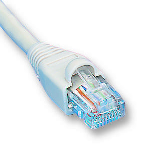 VIDEK 2965-2 Ethernet Cable, Patch Lead, Cat5e, RJ45 Plug to RJ45 Plug, Beige, 2 m