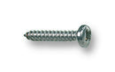 TR FASTENINGS N100.500 PRSTABZ100- Screw, Self-Tapping, No.10, 0.5 ", Bright Zinc, Steel, Pan Head Pozidriv