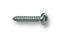 TR FASTENINGS N80.500 PRSTABZ100- Screw, Self-Tapping, No.8, 0.5 ", Bright Zinc, Steel, Pan Head Pozidriv