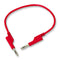 HIRSCHMANN TEST AND MEASUREMENT 934063101 Test Lead, 4mm Banana Plug to 4mm Banana Plug, Red, 60 V, 32 A, 1 m