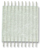 TE CONNECTIVITY FSN-21A-10 Ribbon Cable, Jumper Nomex Cable, Straight Pin, Straight Pin, 10 Ways, 1 ", 25.4 mm, 2.54 mm