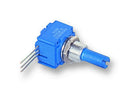 BOURNS 91A1A-B28-B20L Rotary Potentiometer, Conductive Plastic, 100 kohm, 1 W, &iuml;&iquest;&frac12; 20%, 91 Series, 1 Turns, Linear