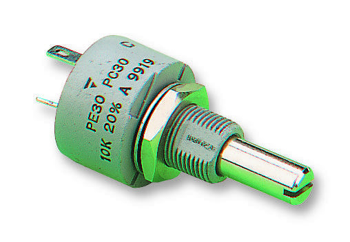 VISHAY PE30L0FR471KAB Rotary Potentiometer, 470 ohm, 3 W, &iuml;&iquest;&frac12; 10%, PE30 Series, 1 Turns, Linear