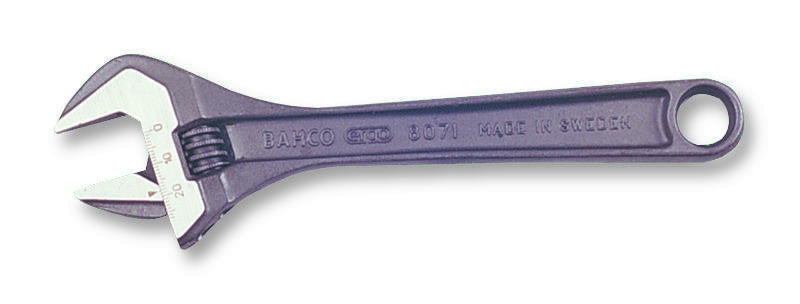 BAHCO 8072 WRENCH, ADJUSTABLE, 10"