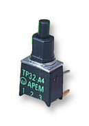 APEM TP42W0080 Pushbutton Switch, On-(On), DPDT, 20 V, 20 V, Solder