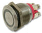 BULGIN MPI002/TERM/BL Vandal Resistant Switch, MPI002 Series, SPST-NO, Natural, Screw, 50 mA