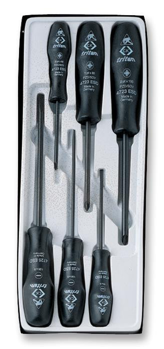 CK TOOLS T4741ESD Slotted Triton ESD Screwdriver Set