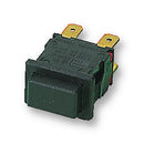 ARCOLECTRIC H8351ABAAA Pushbutton Switch, Off-(On), DPST, 250 V, 16 A, Quick Connect, Solder